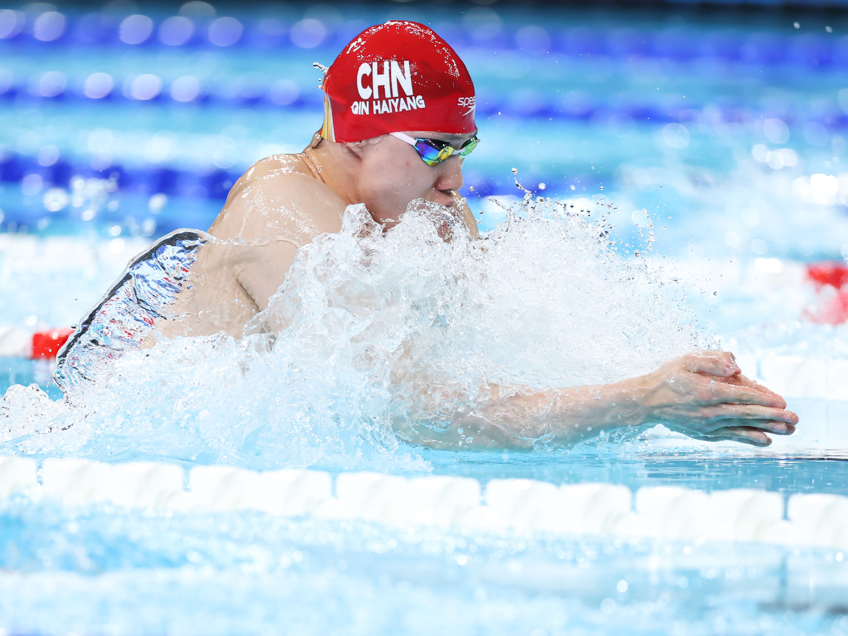 中国游泳队勇夺四枚奖牌，实力惊人